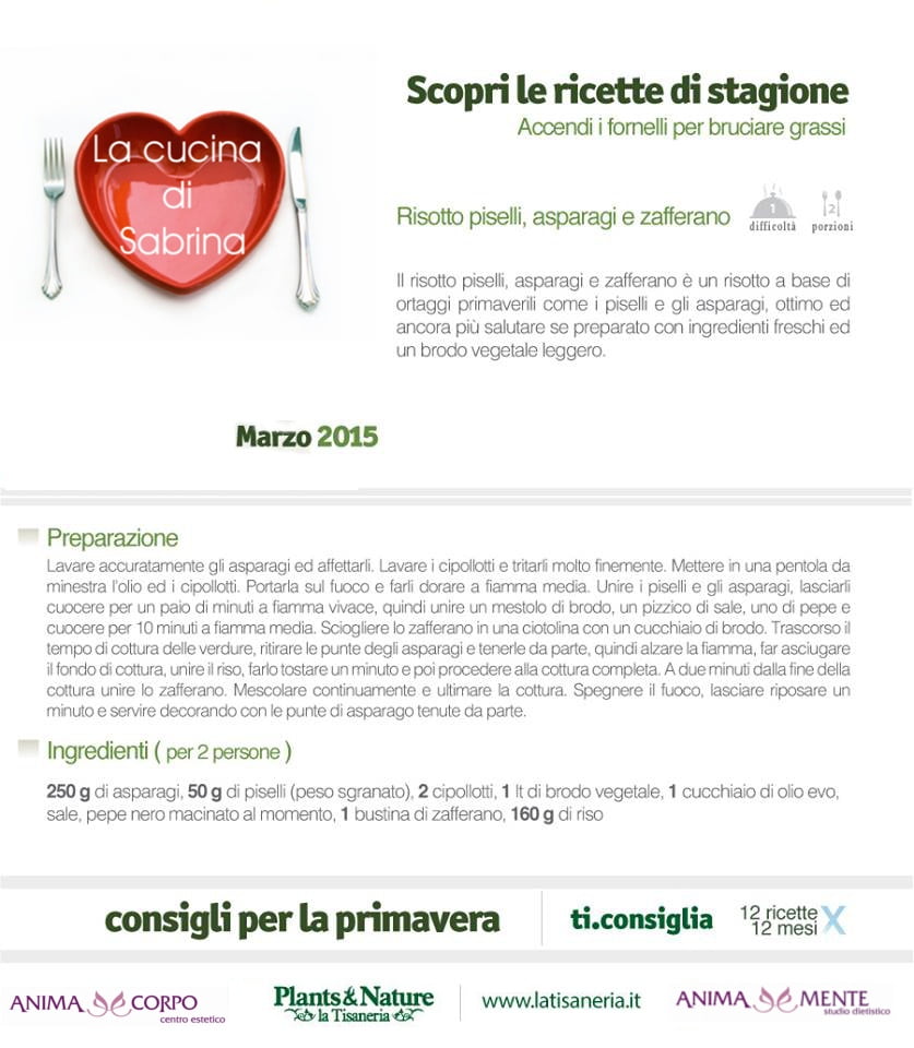 ricetta di marzo